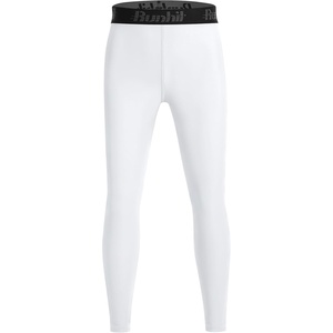 image:imageRunhit Boys BJJ Compression Pants Youth Jiu Jitsu No Gi Spats Kids Leggings Athletic Base Layer for Training MMA WrestlingWhite