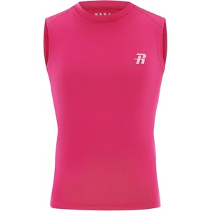 image:imageRunhit Boys Sleeveless Compression Shirt Kids Athletic Tank Tops Youth Quick Dry Undershirt for Football BasketballRose Red