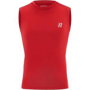 image:imageRunhit Boys Sleeveless Compression Shirt Kids Athletic Tank Tops Youth Quick Dry Undershirt for Football BasketballTomato Red