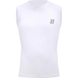 image:imageRunhit Boys Sleeveless Compression Shirt Kids Athletic Tank Tops Youth Quick Dry Undershirt for Football BasketballWhite
