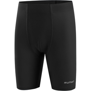 image:imageRunhit Boys Swim Jammers Youth Competitive Swimsuit UPF 50 Quick Dry Athletic Compression Swimming ShortsBlack