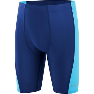 image:imageRunhit Boys Swim Jammers Youth Competitive Swimsuit UPF 50 Quick Dry Athletic Compression Swimming ShortsNavy and Blue