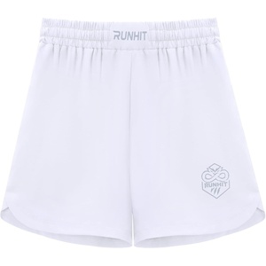 image:imageRunhit Kids MMA BJJ Wrestling Shorts Youth Boys No Gi Grappling Shorts for Boxing Jiu Jitsu Muay Thai TrainingWhite