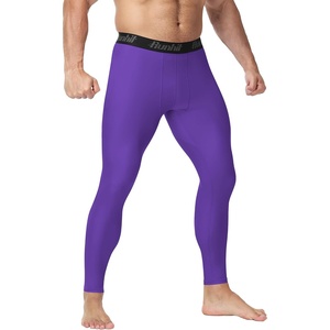 image:imageRunhit Mens BJJ Rash Guard Jiu Jitsu Compression Spats Pants No Gi MMA Leggings Martial Arts Sports Tights Base LayerPurple