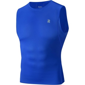 image:imageRunhit Sleeveless Compression Shirt Men Tank Top Athletic Muscle Shirts for MenRoyal Blue