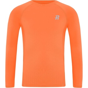 image:imageRunhit Youth Boys Compression Shirt Long Sleeve Kids Football Basketball Undershirt Quick Dry Moisture Wicking Sports TopsFluorescent Orange