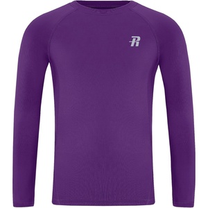 image:imageRunhit Youth Boys Compression Shirt Long Sleeve Kids Football Basketball Undershirt Quick Dry Moisture Wicking Sports TopsPurple