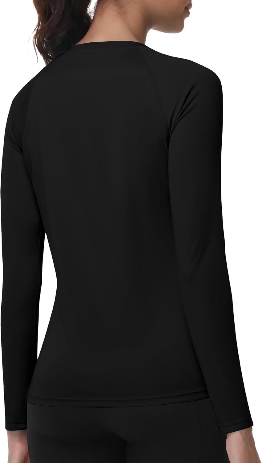 image:imageRunhit Womens UPF 50 Sun Shirts with Pockets Long Sleeve UV Protection Swim Rash Guard Lightweight Quick Dry Workout HikingBlack