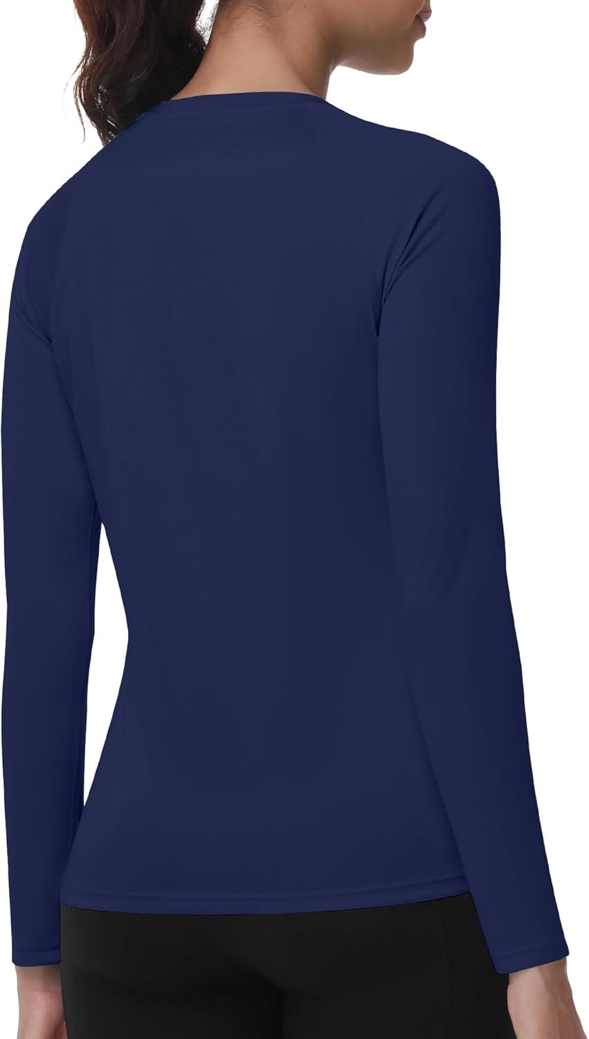 image:imageRunhit Womens UPF 50 Sun Shirts with Pockets Long Sleeve UV Protection Swim Rash Guard Lightweight Quick Dry Workout HikingDark Blue