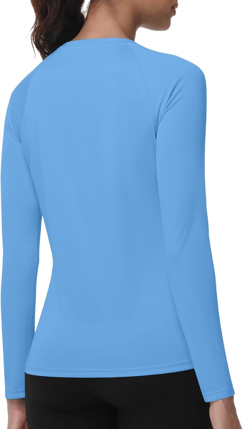 image:imageRunhit Womens UPF 50 Sun Shirts with Pockets Long Sleeve UV Protection Swim Rash Guard Lightweight Quick Dry Workout HikingElegant Blue