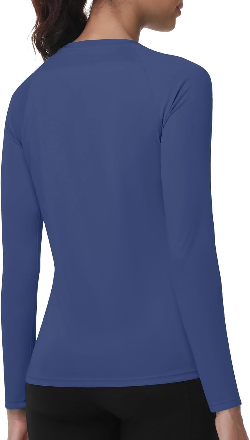 image:imageRunhit Womens UPF 50 Sun Shirts with Pockets Long Sleeve UV Protection Swim Rash Guard Lightweight Quick Dry Workout HikingNavy Blue