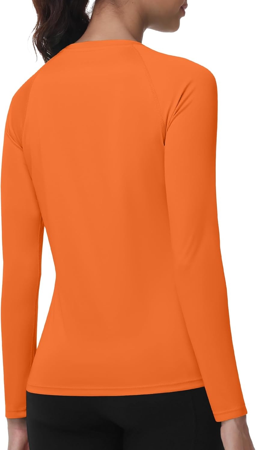 image:imageRunhit Womens UPF 50 Sun Shirts with Pockets Long Sleeve UV Protection Swim Rash Guard Lightweight Quick Dry Workout HikingOrange