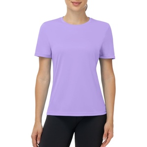 image:imageRunhit Womens UPF 50 Sun Protection Shirts Short Sleeve UV Rash Guard SPF Workout Tops TShirt Quick Dry Swim Hiking RunningPurple