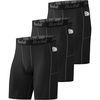 3 Pack Pocket:black Grey