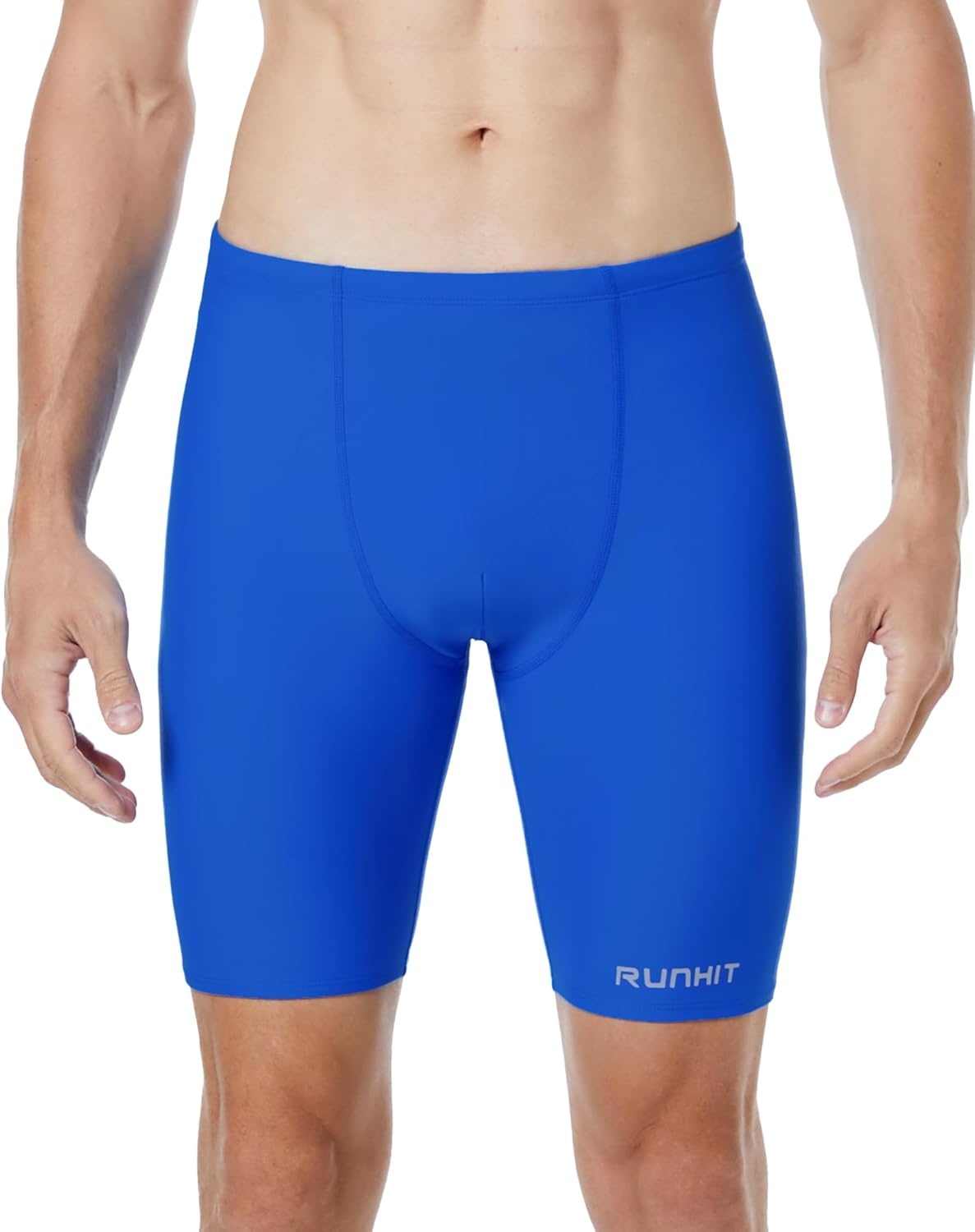 image:imageRunhit Mens Swim Jammers Competitive Swim Racing Team Swimsuit Quick Dry Athletic Swimming Shorts UPF 50Royal Blue